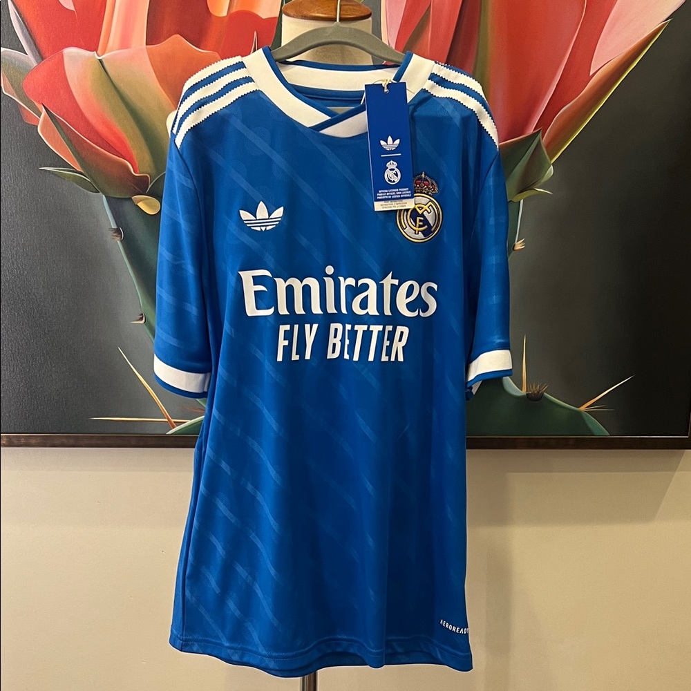 NWT Adidas Vini Jr RMCF Soccer Jersey